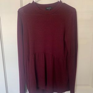 Long sleeve red shirt